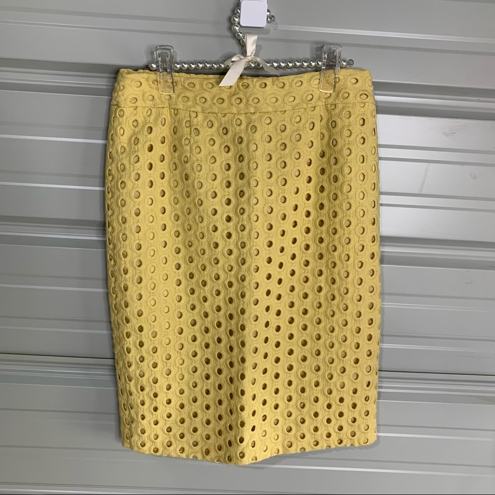 🍭Marc Jacob Yellow Pencil Skirt sz6